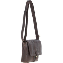 Load image into Gallery viewer, Aswood Leather Crossbody Bag Brown: Dom

