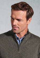 Load image into Gallery viewer, Copenhagen Cotton Merino Zip Neck Jumper
