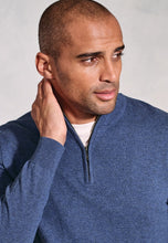 Load image into Gallery viewer, Copenhagen Cotton Merino Zip Neck Jumper
