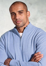 Load image into Gallery viewer, Copenhagen Cotton Merino Zip Neck Jumper
