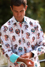 Load image into Gallery viewer, CLAUDIO LUGLI DARTBOARD PINUP PRINT SHIRT (CP6987)
