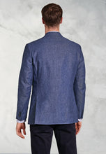 Load image into Gallery viewer, Tailored Fit Eastwood Blue Pure Linen Jacket
