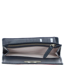 Load image into Gallery viewer, Exquisite Ashwood Leather &amp; Harris Tweed® Cloth Twist-Lock Purse Navy/Pink: TW-11-06-NP
