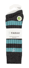 Load image into Gallery viewer, MENS 2 PR FARAH BAMBOO BOOT SOCK
