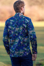 Load image into Gallery viewer, CLAUDIO LUGLI FLIGHT MAP SATIN COTTON PRINTED SHIRT
