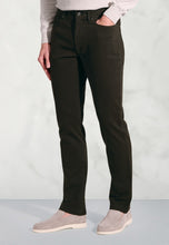 Load image into Gallery viewer, Tailored Fit Fredericks Khaki 5 Pocket Italian Twill Stretch Cotton Trousers
