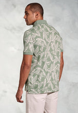 Load image into Gallery viewer, Hiddleston Sage Leaf Print Polo Shirt (4613C)
