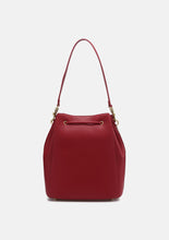 Load image into Gallery viewer, MONCRIEF India Garnet Leather Bag
