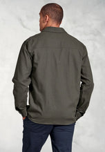 Load image into Gallery viewer, Ledger Khaki Cotton Linen Overshirt
