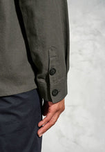 Load image into Gallery viewer, Ledger Khaki Cotton Linen Overshirt
