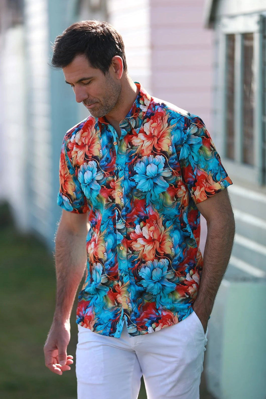 Claudio Lugli Floral SS Shirt - CP6492