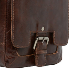 Load image into Gallery viewer, Mens Leather Flight Bag Tan (8341)

