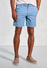 Load image into Gallery viewer, Piven White Garment Dyed Cotton Stretch Casual Shorts
