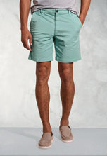 Load image into Gallery viewer, Piven White Garment Dyed Cotton Stretch Casual Shorts
