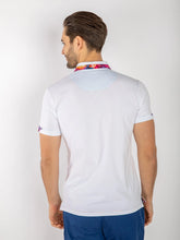 Load image into Gallery viewer, CLAUDIO LUGLI Marble Insert Polo Shirt

