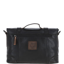 Load image into Gallery viewer, Small Leather Work Briefcase in Black (4553)
