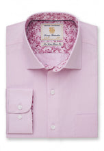 Load image into Gallery viewer, Tailored Fit Pink Shirt
