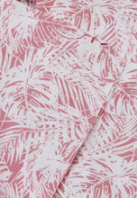 Load image into Gallery viewer, Rose Leaf Print Linen &amp; Cotton SS Shirt
