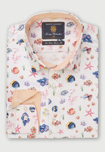 Load image into Gallery viewer, Fish Print Classic Fit LS Shirt
