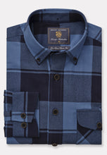 Load image into Gallery viewer, Navy &amp; Blue Buffalo Check Shirt (4244B)
