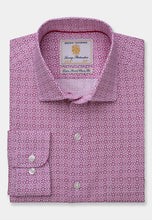 Load image into Gallery viewer, Rose with Floral Print Cotton Poplin Shirt (4253AT)
