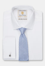 Load image into Gallery viewer, Chelford Double Cuff White Poplin 100% Easycare Cotton Shirt
