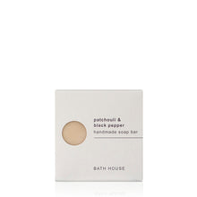 Load image into Gallery viewer, BATH HOUSE Patchouli &amp; Black Pepper Handmade Soap Bar
