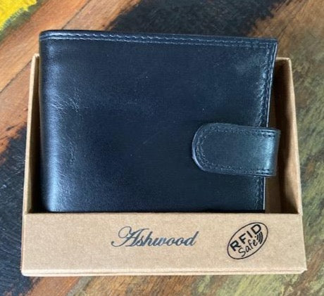 Leather Wallet with Coin Pocket
