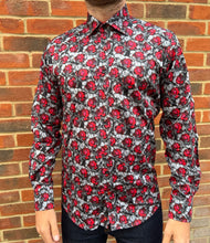 Load image into Gallery viewer, Claudio Lugli Rose Print Shirt (CP6804)
