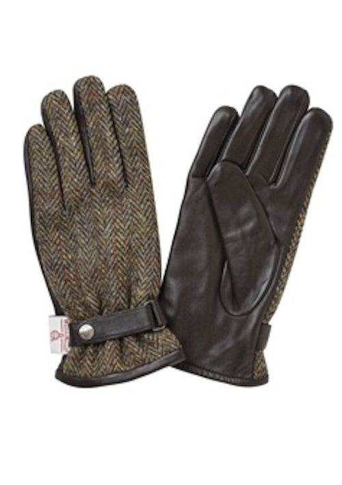 STERLING Harris Tweed & Leather Gloves