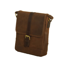 Load image into Gallery viewer, Toby Leather Cross Body Bag in Brown
