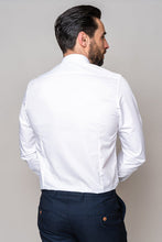 Load image into Gallery viewer, Carter Long Sleeve White Shirt by Marc Darcy
