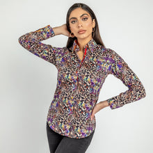 Load image into Gallery viewer, Claudio Lugli Catwoman - Leopard Printed Ladies Shirt

