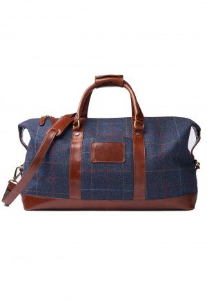 BT HAINCLIFFE TWEED Leather Holdall