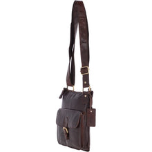 Load image into Gallery viewer, Gloucester Small Leather Shoulder Bag (Brandy)

