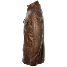 Load image into Gallery viewer, Bronte Leather Jacket - TImber

