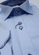 Load image into Gallery viewer, Alfie Long Sleeve Sky Blue Shirt by Marc Darcy
