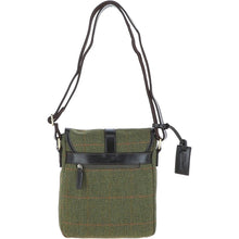 Load image into Gallery viewer, Mens Vintage Hunter Leather Travel Bag Tweed : Toby FB
