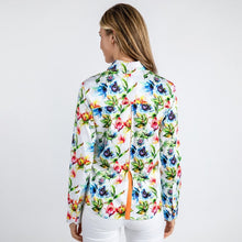Load image into Gallery viewer, Claudio Lugli Ladies Watercolour Flower Shirt
